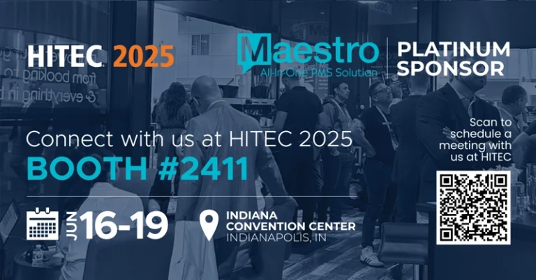 Maestro to Showcase Full Suite of All-In-One PMS Innovations at HITEC Indianapolis