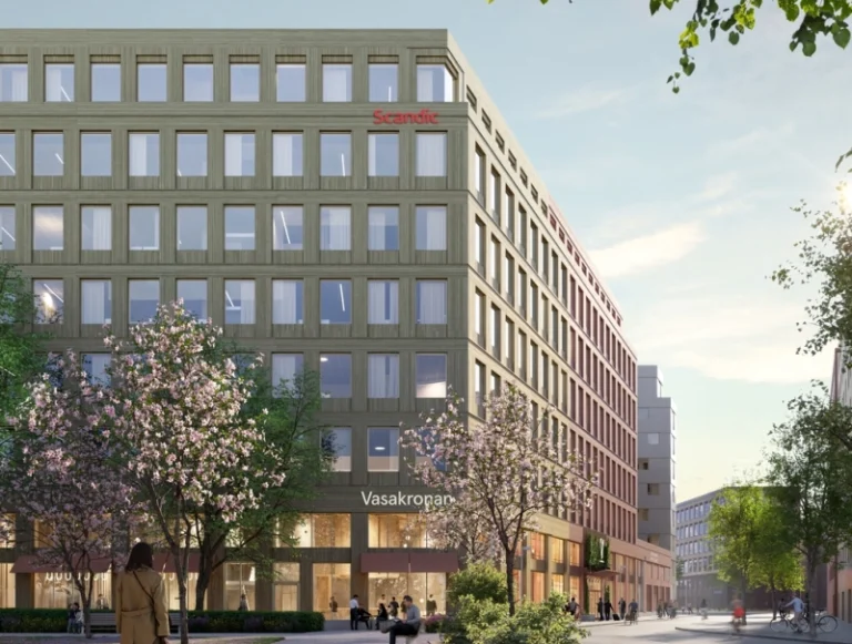 Scandic to Open 236-Room Hotel in Uppsala’s Södra City in 2028